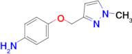 4-((1-Methyl-1H-pyrazol-3-yl)methoxy)aniline