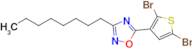 5-(2,5-Dibromothiophen-3-yl)-3-octyl-1,2,4-oxadiazole