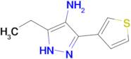 5-Ethyl-3-(thiophen-3-yl)-1H-pyrazol-4-amine