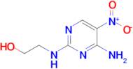 2-((4-Amino-5-nitropyrimidin-2-yl)amino)ethan-1-ol