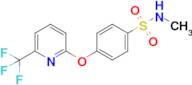 N-methyl-4-((6-(trifluoromethyl)pyridin-2-yl)oxy)benzenesulfonamide