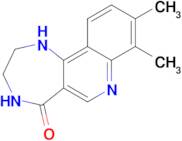 8,9-Dimethyl-1,2,3,4-tetrahydro-5H-[1,4]diazepino[6,5-c]quinolin-5-one