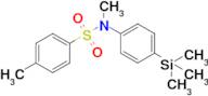 N,4-dimethyl-N-(4-(trimethylsilyl)phenyl)benzenesulfonamide