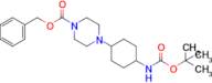 Benzyl 4-(4-((tert-butoxycarbonyl)amino)cyclohexyl)piperazine-1-carboxylate