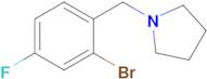 1-(2-Bromo-4-fluorobenzyl)pyrrolidine