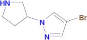 4-Bromo-1-(pyrrolidin-3-yl)-1H-pyrazole