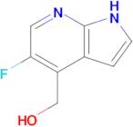 {5-fluoro-1H-pyrrolo[2,3-b]pyridin-4-yl}methanol