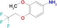 3-Methoxy-4-(2,2,2-trifluoroethoxy)aniline