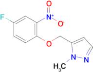 5-((4-Fluoro-2-nitrophenoxy)methyl)-1-methyl-1H-pyrazole