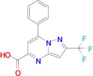 7-Phenyl-2-(trifluoromethyl)pyrazolo[1,5-a]pyrimidine-5-carboxylic acid