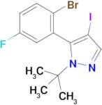 5-(2-Bromo-5-fluorophenyl)-1-(tert-butyl)-4-iodo-1H-pyrazole