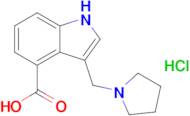 3-(Pyrrolidin-1-ylmethyl)-1H-indole-4-carboxylic acid hydrochloride