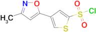 4-(3-Methylisoxazol-5-yl)thiophene-2-sulfonyl chloride