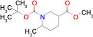 1-(Tert-butyl) 3-methyl 6-methylpiperidine-1,3-dicarboxylate