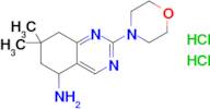 7,7-Dimethyl-2-morpholino-5,6,7,8-tetrahydroquinazolin-5-amine dihydrochloride