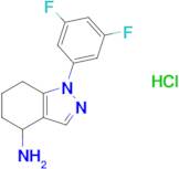 1-(3,5-Difluorophenyl)-4,5,6,7-tetrahydro-1H-indazol-4-amine hydrochloride