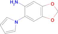 6-(1H-pyrrol-1-yl)benzo[d][1,3]dioxol-5-amine