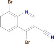 4,8-Dibromoquinoline-3-carbonitrile