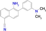 5-Amino-6-(3-(dimethylamino)phenyl)-1-naphthonitrile