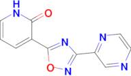3-(3-(Pyrazin-2-yl)-1,2,4-oxadiazol-5-yl)pyridin-2(1H)-one