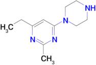 4-Ethyl-2-methyl-6-(piperazin-1-yl)pyrimidine