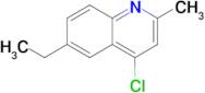 4-Chloro-6-ethyl-2-methylquinoline