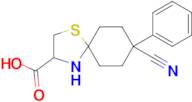 8-Cyano-8-phenyl-1-thia-4-azaspiro[4.5]Decane-3-carboxylic acid