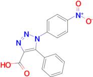 1-(4-Nitrophenyl)-5-phenyl-1H-1,2,3-triazole-4-carboxylic acid