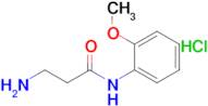 3-Amino-N-(2-methoxyphenyl)propanamide hydrochloride