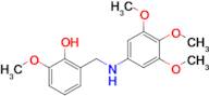 2-Methoxy-6-(((3,4,5-trimethoxyphenyl)amino)methyl)phenol