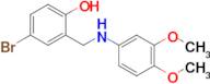 4-Bromo-2-(((3,4-dimethoxyphenyl)amino)methyl)phenol