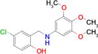 4-Chloro-2-(((3,4,5-trimethoxyphenyl)amino)methyl)phenol