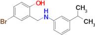 4-Bromo-2-(((3-isopropylphenyl)amino)methyl)phenol