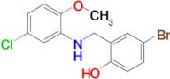 4-Bromo-2-(((5-chloro-2-methoxyphenyl)amino)methyl)phenol