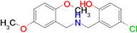 4-Chloro-2-(((2,5-dimethoxybenzyl)amino)methyl)phenol