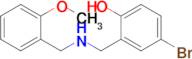 4-Bromo-2-(((2-methoxybenzyl)amino)methyl)phenol