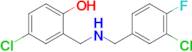 4-Chloro-2-(((3-chloro-4-fluorobenzyl)amino)methyl)phenol