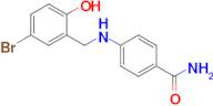 4-((5-Bromo-2-hydroxybenzyl)amino)benzamide