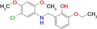 2-(((5-Chloro-2,4-dimethoxyphenyl)amino)methyl)-6-ethoxyphenol