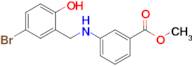 Methyl 3-((5-bromo-2-hydroxybenzyl)amino)benzoate