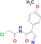 2-Chloro-N-(4-(4-methoxyphenyl)isoxazol-5-yl)acetamide