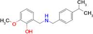 2-(((4-Isopropylbenzyl)amino)methyl)-6-methoxyphenol