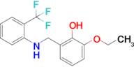 2-Ethoxy-6-(((2-(trifluoromethyl)phenyl)amino)methyl)phenol