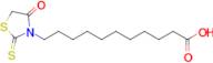 11-(4-Oxo-2-thioxothiazolidin-3-yl)undecanoic acid