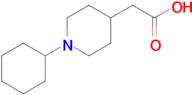 2-(1-Cyclohexylpiperidin-4-yl)acetic acid