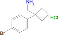 (1-(4-Bromophenyl)cyclobutyl)methanamine hydrochloride