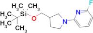 2-(3-(((Tert-butyldimethylsilyl)oxy)methyl)pyrrolidin-1-yl)-6-fluoropyridine