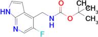 tert-butyl N-({5-fluoro-1H-pyrrolo[2,3-b]pyridin-4-yl}methyl)carbamate