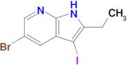 5-Bromo-2-ethyl-3-iodo-1H-pyrrolo[2,3-b]pyridine