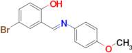 (E)-4-bromo-2-(((4-methoxyphenyl)imino)methyl)phenol